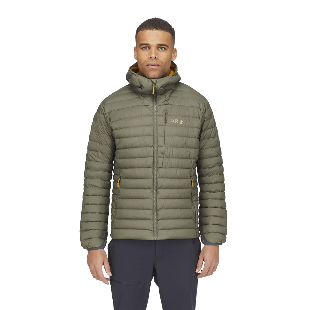 Rab Infinity Microlight Jacket Light Khaki QDB-22-LKH jassen online bestellen bij Kathmandu Outdoor & Travel