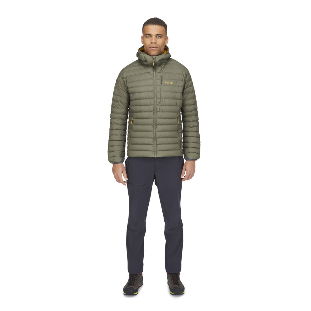 Rab Infinity Microlight Jacket Light Khaki QDB-22-LKH jassen online bestellen bij Kathmandu Outdoor & Travel