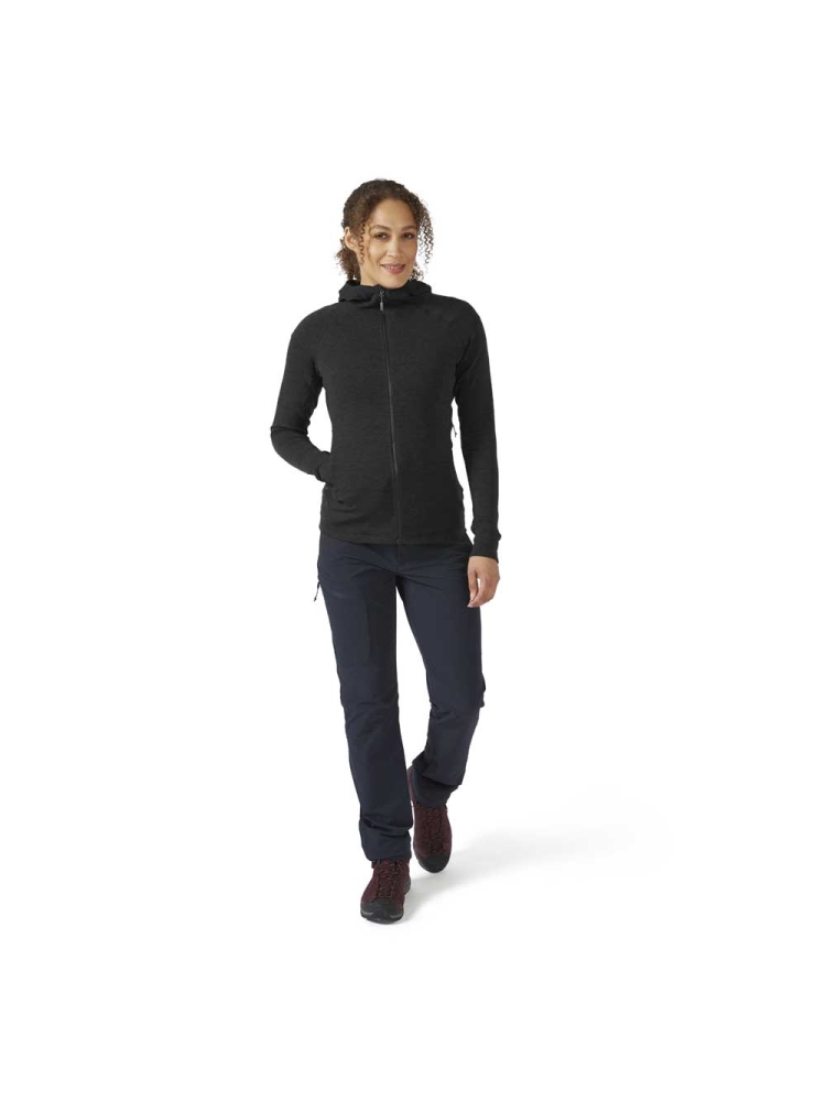 Rab Nexus Hoody Women's Black QFF-71-BLK fleeces en truien online bestellen bij Kathmandu Outdoor & Travel