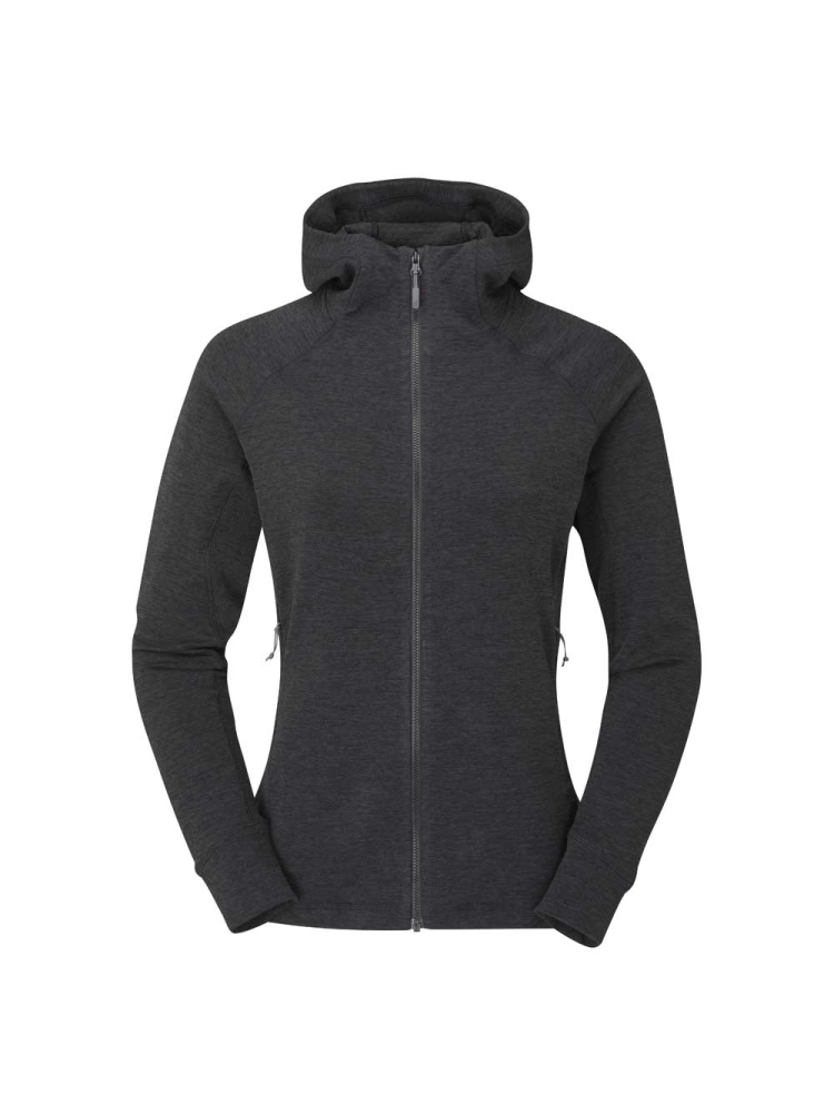 Rab Nexus Hoody Women's Black QFF-71-BLK fleeces en truien online bestellen bij Kathmandu Outdoor & Travel