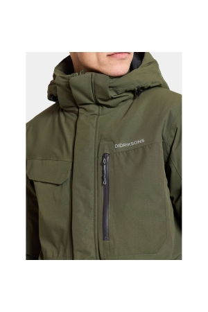 Didriksons Stefan Usx Jacket Deep Green 505041-300 jassen online bestellen bij Kathmandu Outdoor & Travel