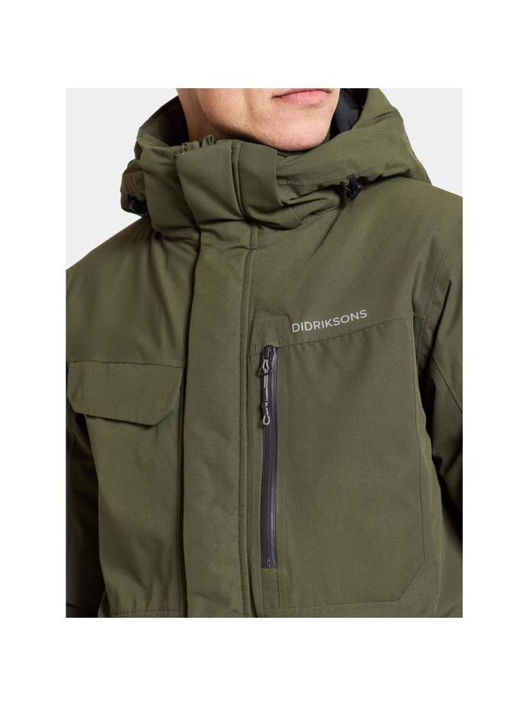 Didriksons Stefan Usx Jacket Deep Green 505041-300 jassen online bestellen bij Kathmandu Outdoor & Travel