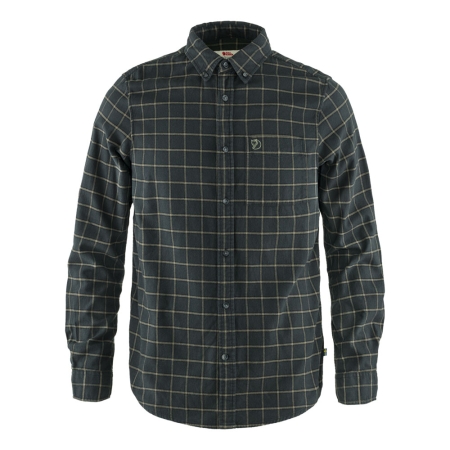 Fjällräven  Övik Flannel Shirt Dark Grey