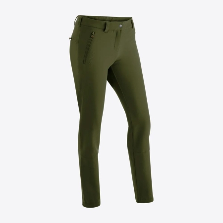 Maier Sports  Helga Slim Winter Pants Women's Military Green 