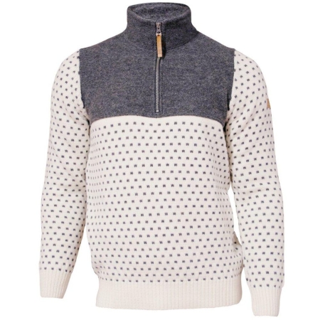 Ivanhoe  Sverre half zip Off White 