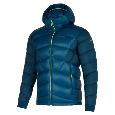 La Sportiva  Supercouloir 1000 Down Jacket Storm Blue/ Lime Punch