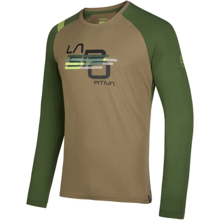 La Sportiva  Stripe Cube Long Sleeve Turtle/Forest