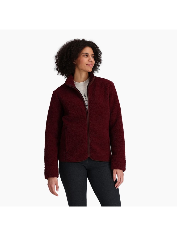 Royal Robbins Urbanesque Jacket Women's Burnt Grape 312027-596 fleeces en truien online bestellen bij Kathmandu Outdoor & Travel