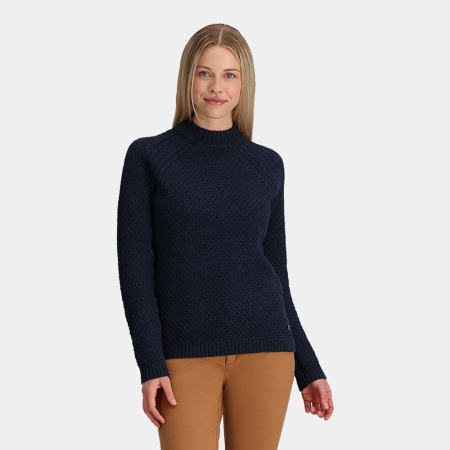 Royal Robbins  Westlands Mock Neck Women's Deep Blue 