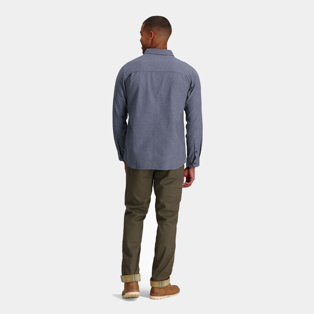 Royal Robbins Bristol Organic Cotton Twill L/S Sea 722025-762 shirts en tops online bestellen bij Kathmandu Outdoor & Travel