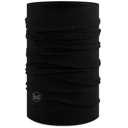 Buff Merino Midweight Solid Black Buff Merino Midweight Solid Black