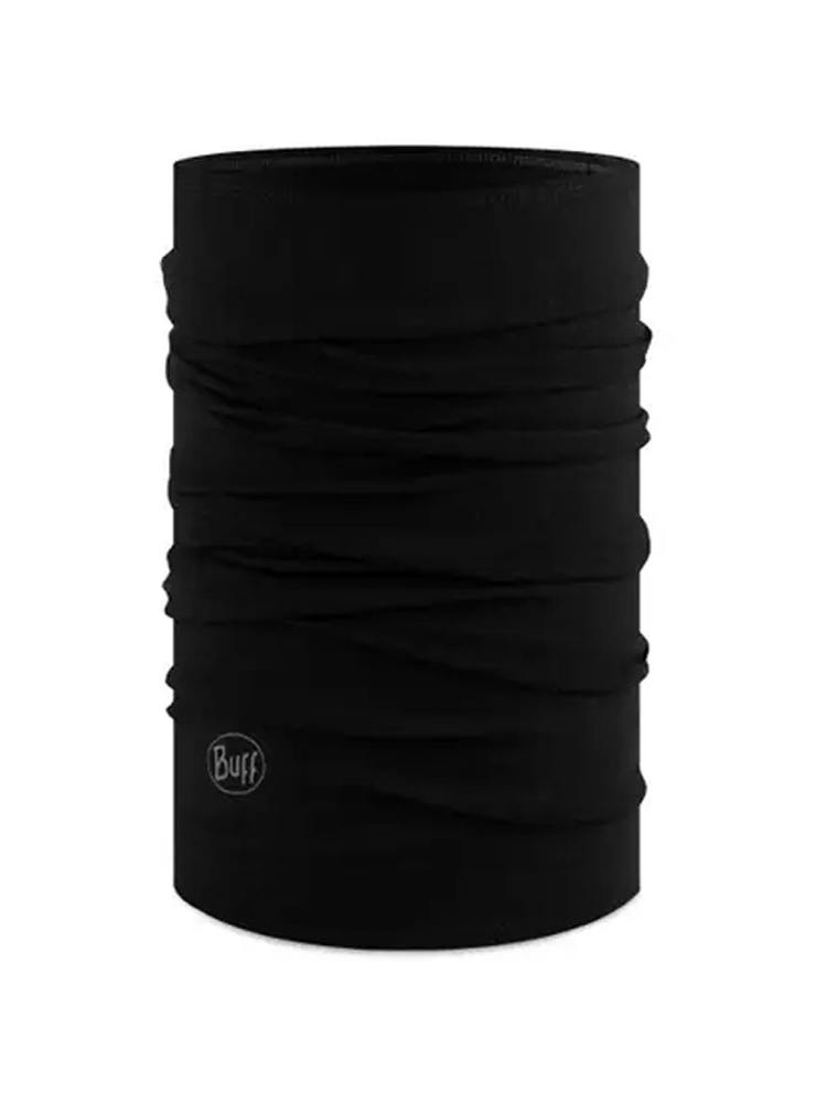 Buff Merino Midweight Solid Black 113023.999.10.00 kleding accessoires online bestellen bij Kathmandu Outdoor & Travel