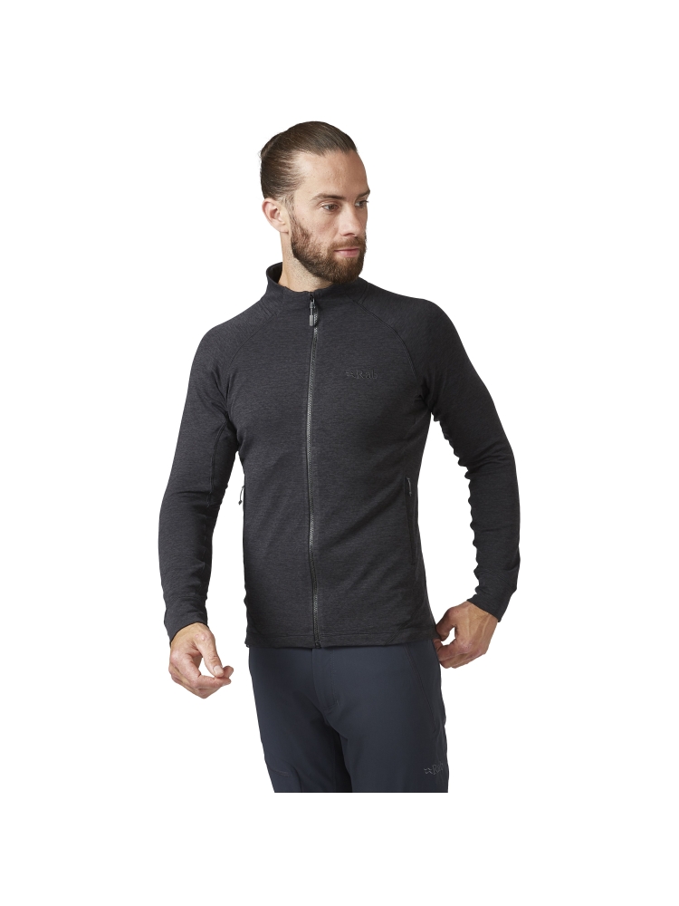 Rab Nexus Jacket Black QFF-72-BLK fleeces en truien online bestellen bij Kathmandu Outdoor & Travel