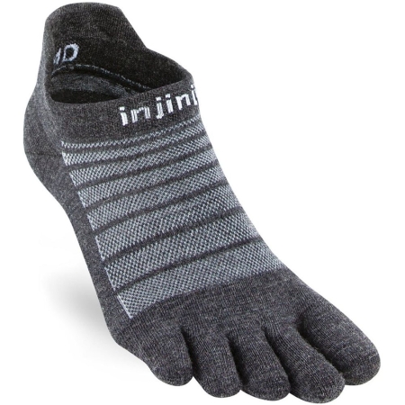 Injinji  Run Lightweight No-Show Wool Slate