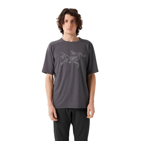 Arc'teryx  Cormac Logo SS Black Heather