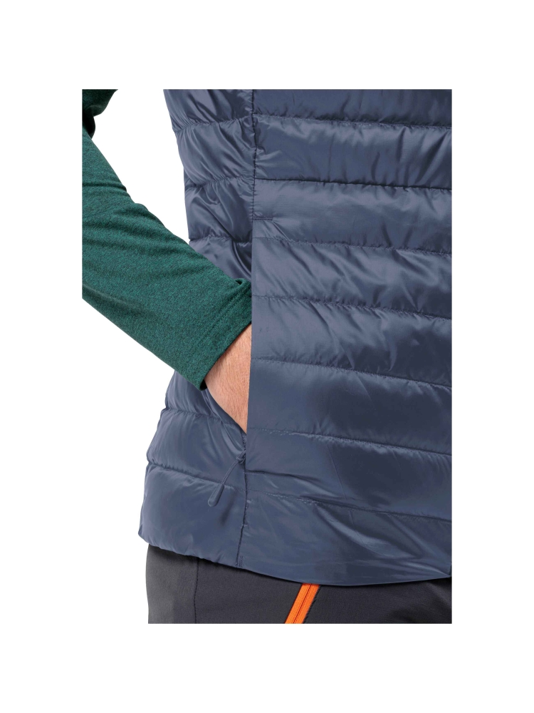 Jack Wolfskin Pilvi Down Vest evening sky 1207711-1292 jassen online bestellen bij Kathmandu Outdoor & Travel