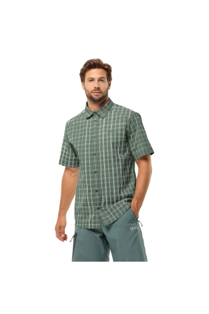 Jack Wolfskin  Norbo S/S Shirt hedge green checks