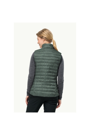 Jack Wolfskin Pilvi Down Vest Women's hedge green 1207771-4311 jassen online bestellen bij Kathmandu Outdoor & Travel