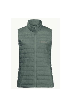 Jack Wolfskin Pilvi Down Vest Women's hedge green 1207771-4311 jassen online bestellen bij Kathmandu Outdoor & Travel