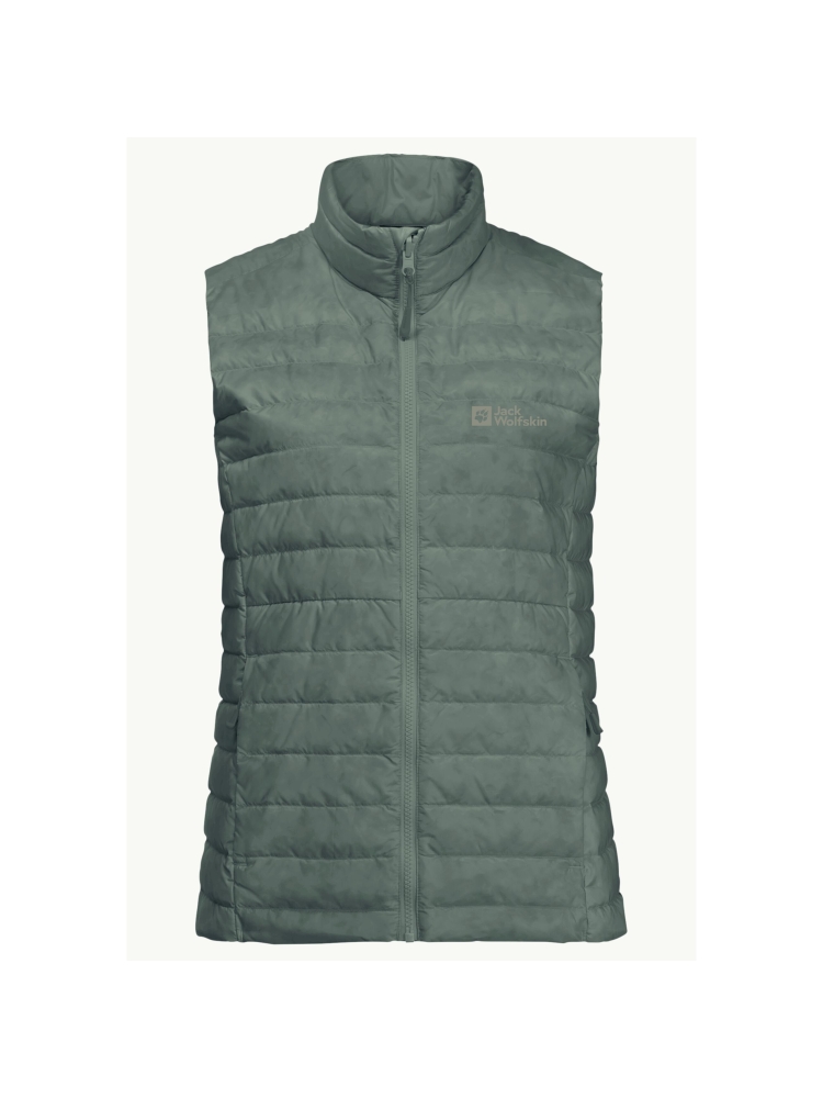 Jack Wolfskin Pilvi Down Vest Women's hedge green 1207771-4311 jassen online bestellen bij Kathmandu Outdoor & Travel