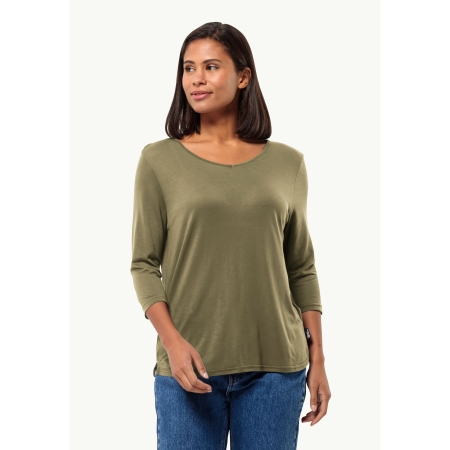 Jack Wolfskin  Mola 3/4 Tee Women's bay leaf