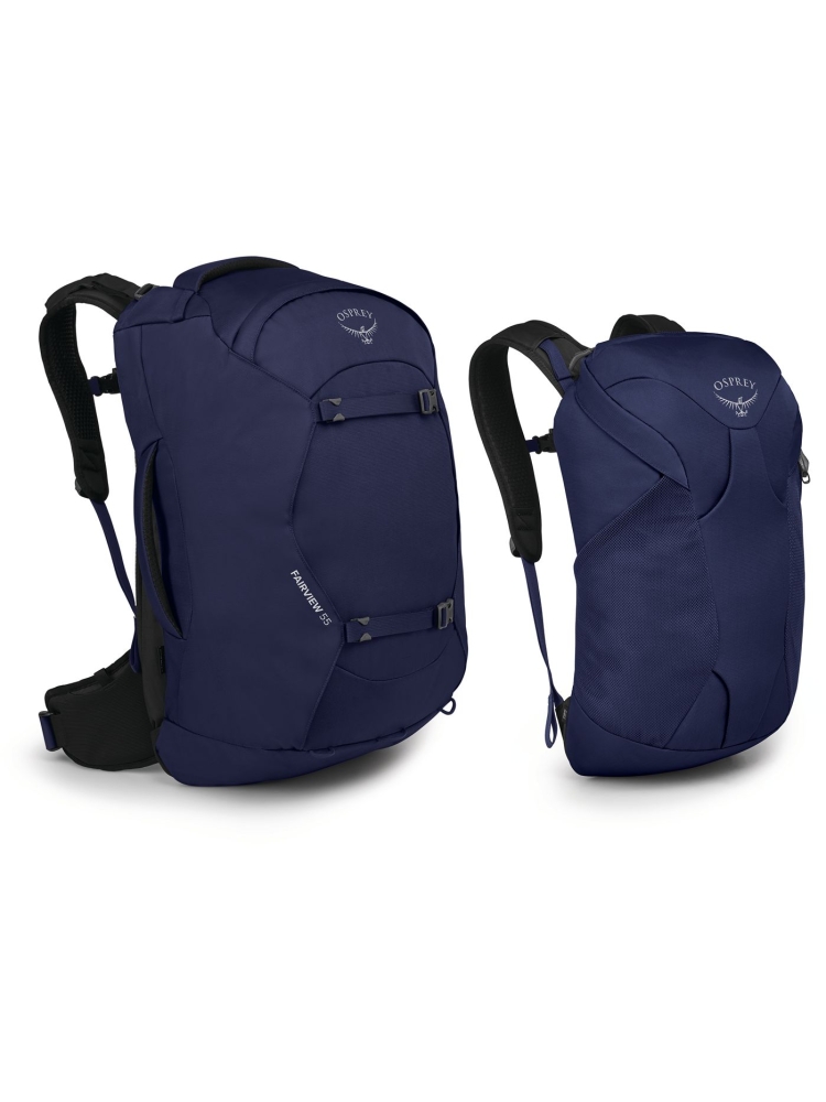 Osprey Fairview 55 Winter Night Blue 10003689 reistassen online bestellen bij Kathmandu Outdoor & Travel