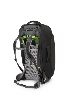 Osprey Sojourn 60 Black 10005389 rolkoffers online bestellen bij Kathmandu Outdoor & Travel