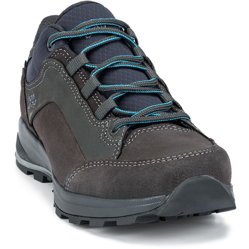 Hanwag Banks Low Lady GTX Asphalt/Ocean 203501-64490 wandelschoenen dames online bestellen bij Kathmandu Outdoor & Travel