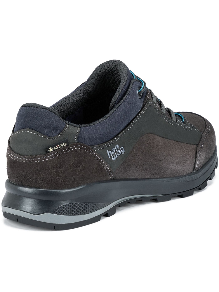 Hanwag Banks Low Lady GTX Asphalt/Ocean 203501-64490 wandelschoenen dames online bestellen bij Kathmandu Outdoor & Travel