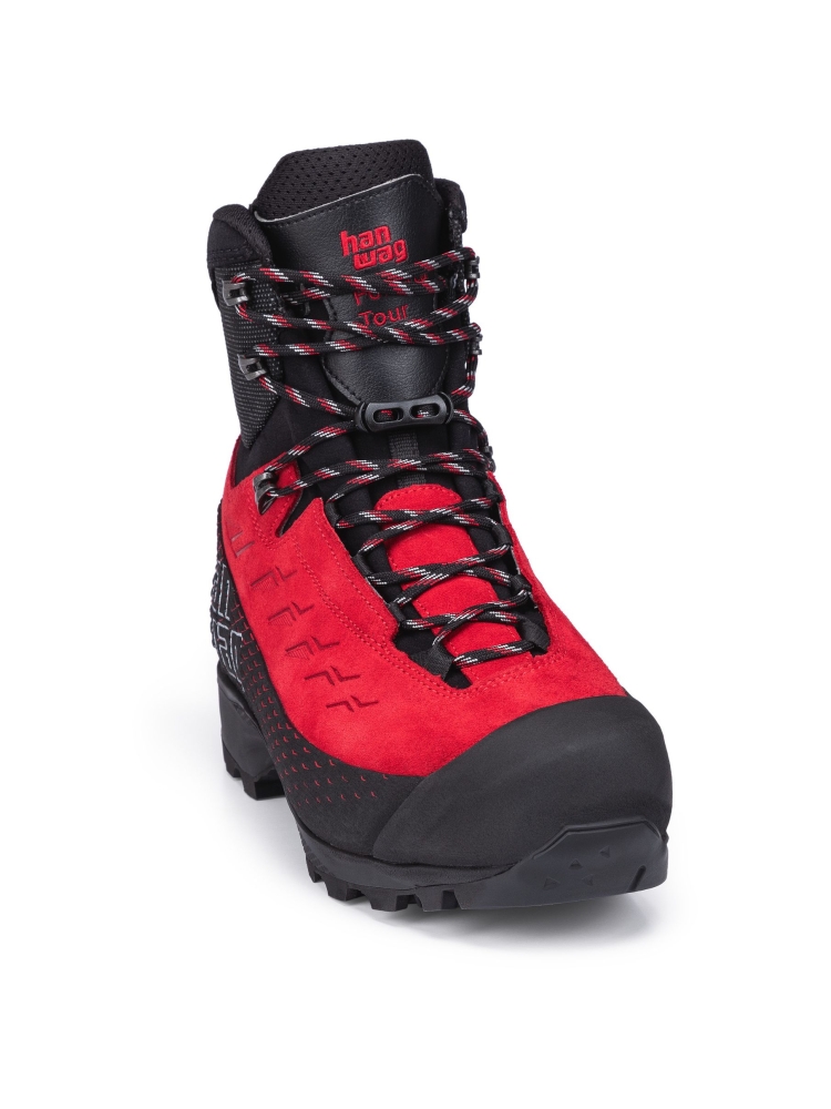 Hanwag Ferrata Tour GTX Red/Black 100700-055012 wandelschoenen heren online bestellen bij Kathmandu Outdoor & Travel