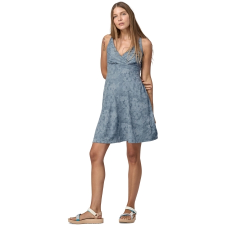 Patagonia  Amber Dawn Dress Women's Channeling Spring: Light Plume