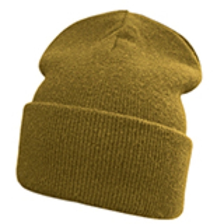 Capo  Knitted beanie, wool cashmere  moos green