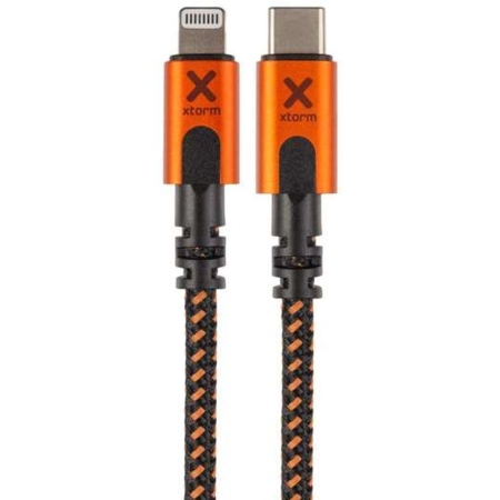 Xtorm  Xtreme USB-C to Lightning cable (1,5m) Black/Orange