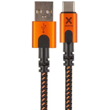 Xtorm  Xtreme USB to USB-C cable (1,5m) Black/Orange