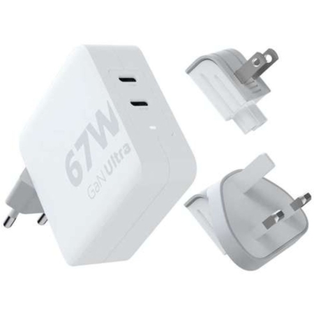 Xtorm  67W GaN-Ultra Travel Charger + USB-C PD Cable White