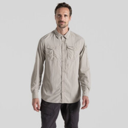 Craghoppers  NosiLife Adv LS Shirt III Parchment