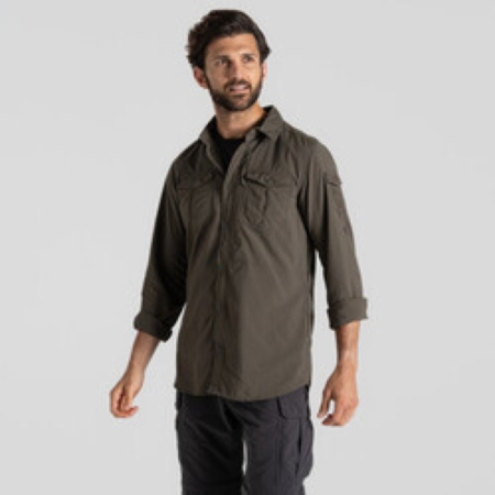 Craghoppers  NosiLife Adv LS Shirt III WoodlandGrn