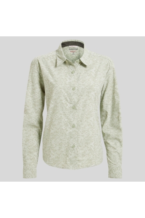 Craghoppers NosiLife Arona LS Shirt Women's Bud Green Print CWS533-PWI shirts en tops online bestellen bij Kathmandu Outdoor & Travel