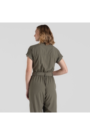 Craghoppers NosiLife Hauku Jumpsuit Women's Wild Olive CWJ1362-CZL broeken online bestellen bij Kathmandu Outdoor & Travel