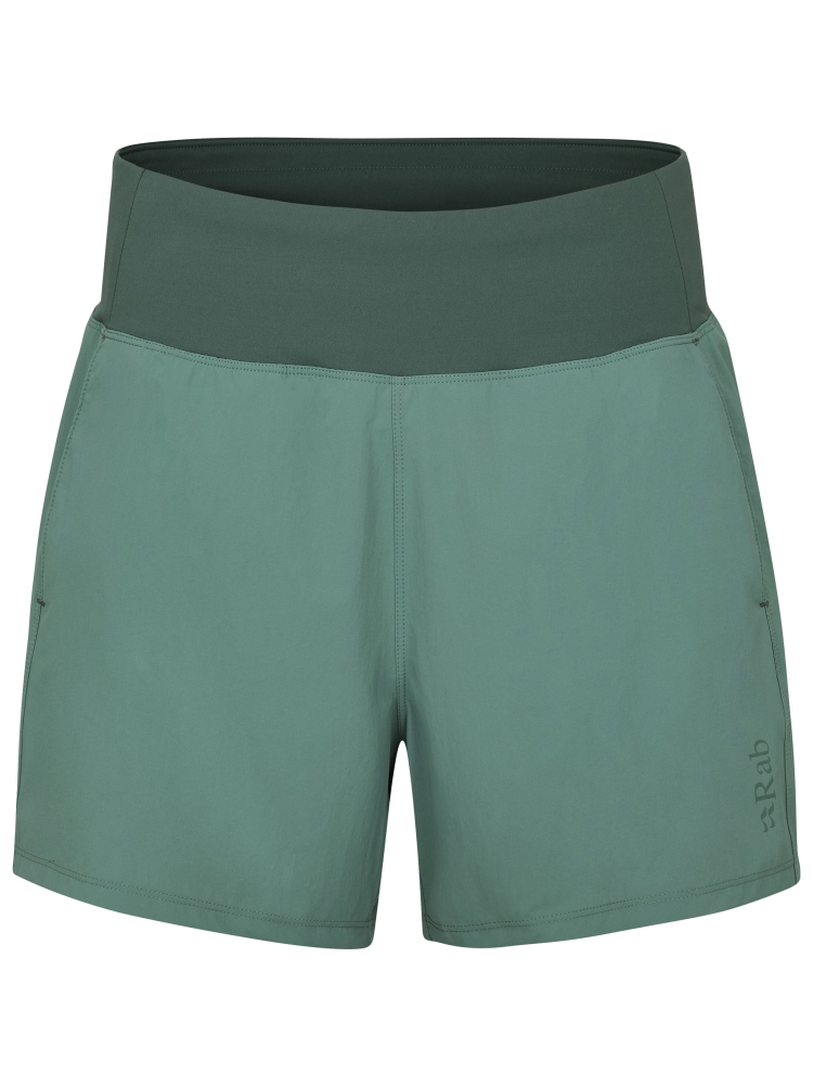 Rab Momentum Shorts Women's Eucalyptus QFV-30-EUC broeken online bestellen bij Kathmandu Outdoor & Travel