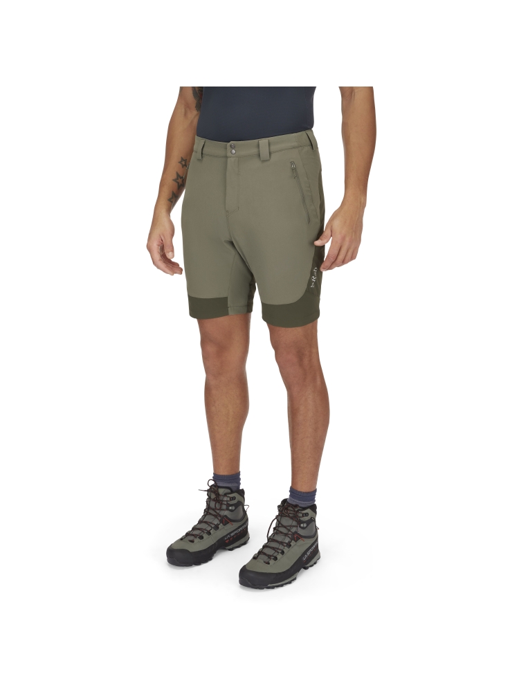 Rab Torque Mountain Shorts 10 Inch Light Khaki/Army QFV-96-LKA broeken online bestellen bij Kathmandu Outdoor & Travel