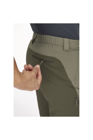 Rab Torque Mountain Shorts 10 Inch Light Khaki/Army QFV-96-LKA broeken online bestellen bij Kathmandu Outdoor & Travel