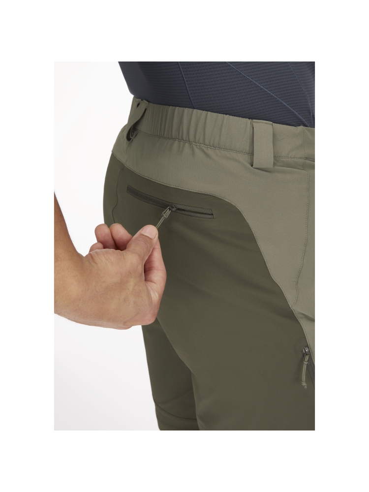 Rab Torque Mountain Shorts 10 Inch Light Khaki/Army QFV-96-LKA broeken online bestellen bij Kathmandu Outdoor & Travel