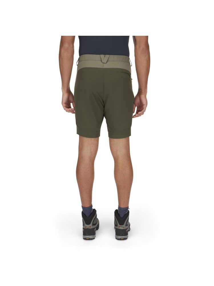 Rab Torque Mountain Shorts 10 Inch Light Khaki/Army QFV-96-LKA broeken online bestellen bij Kathmandu Outdoor & Travel