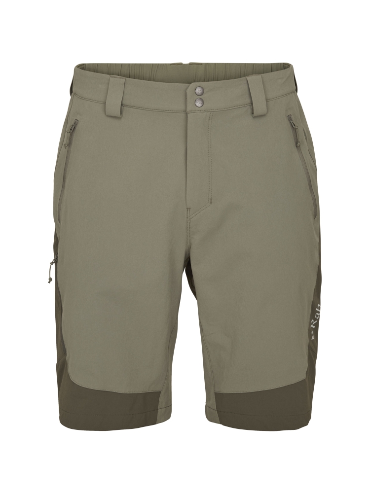 Rab Torque Mountain Shorts 10 Inch Light Khaki/Army QFV-96-LKA broeken online bestellen bij Kathmandu Outdoor & Travel