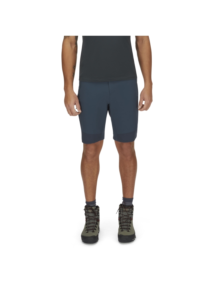 Rab Torque Mountain Shorts 8 Inch Tempest Blue/Deep Ink QFV-96-TMD broeken online bestellen bij Kathmandu Outdoor & Travel