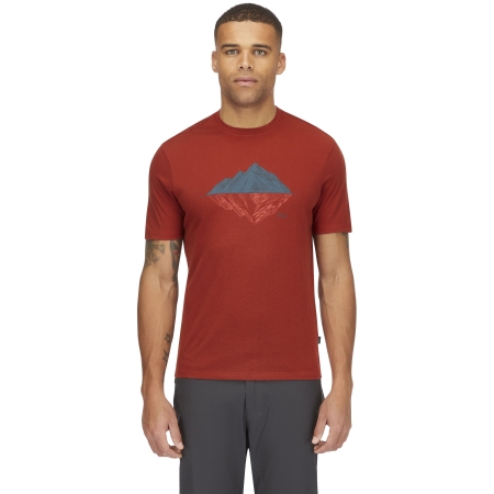 Rab  Crimp Reflection Tee Tuscan Red