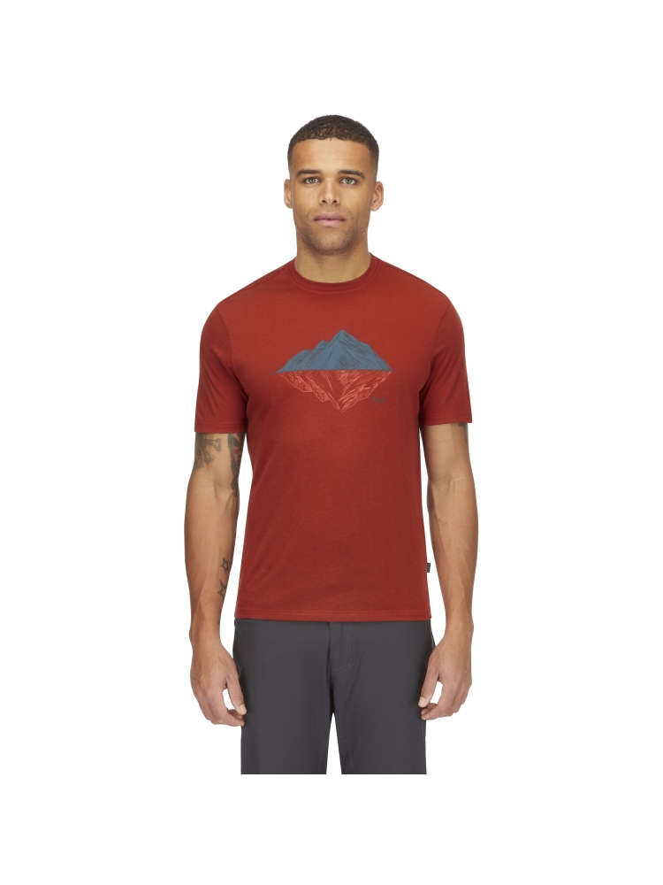 Rab Crimp Reflection Tee Tuscan Red QBL-72-TRD shirts en tops online bestellen bij Kathmandu Outdoor & Travel