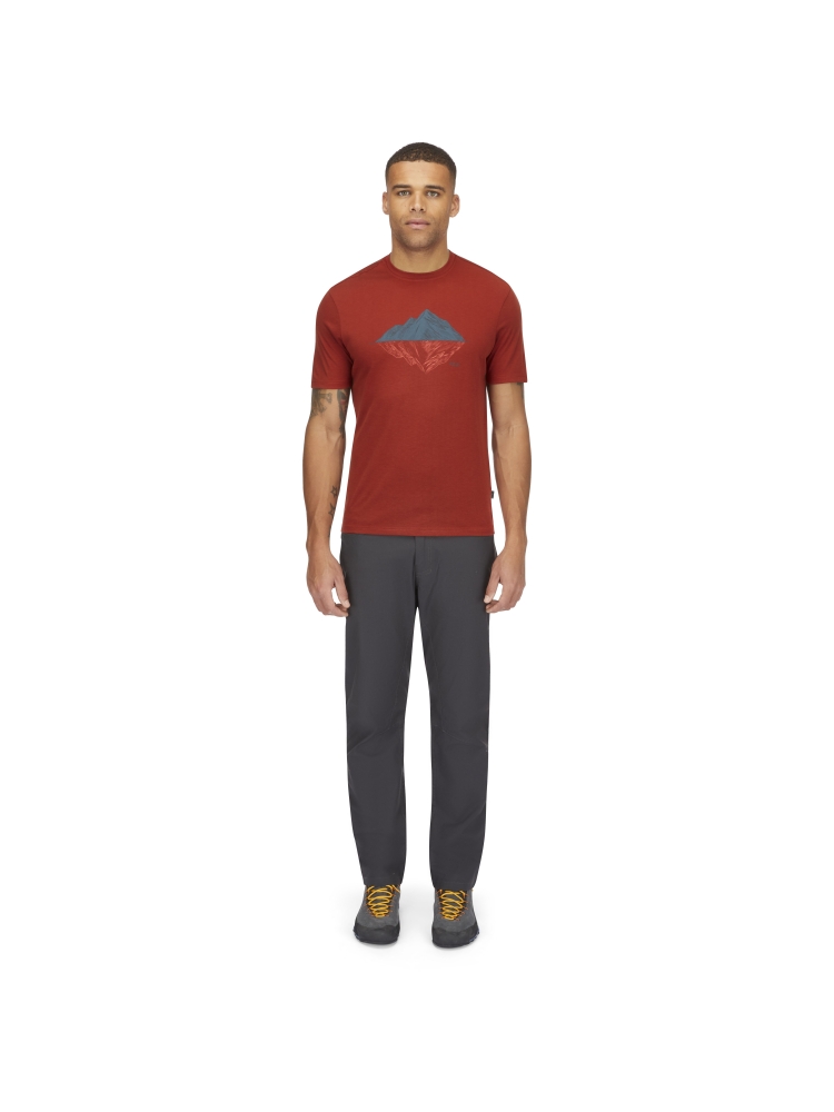 Rab Crimp Reflection Tee Tuscan Red QBL-72-TRD shirts en tops online bestellen bij Kathmandu Outdoor & Travel