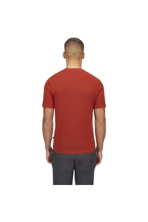 Rab Crimp Reflection Tee Tuscan Red QBL-72-TRD shirts en tops online bestellen bij Kathmandu Outdoor & Travel